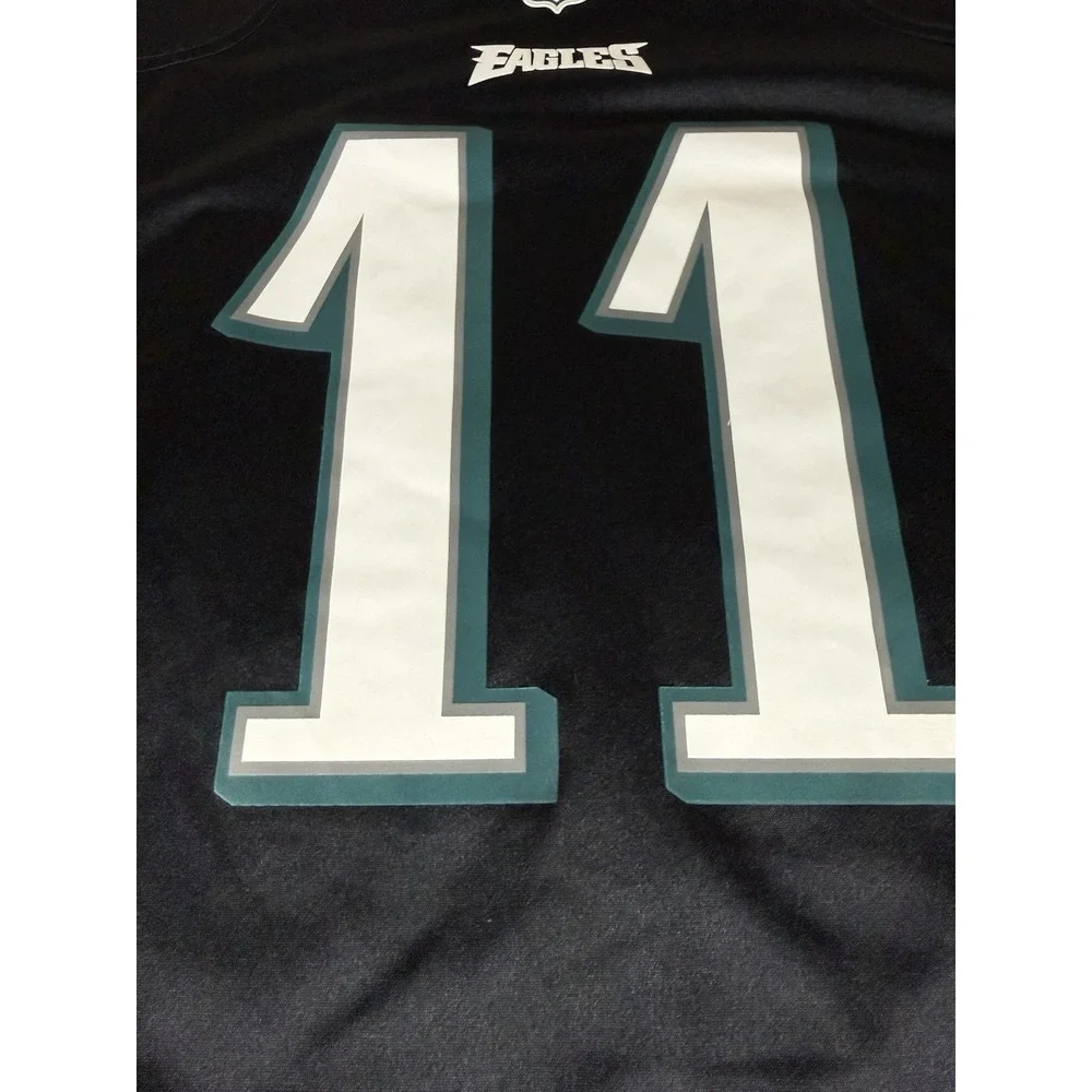 Philadelphia Eagles Jersey Adult Extra Large Black Nike Onfield Carson Wentz #11